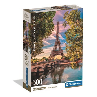 Puslespill 500 Pcs CB High Quality Collection Along The Seine