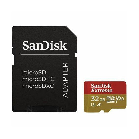 MicroSDHC Extreme 32GB+Adapter Rescue Pro Deluxe 100mb/s A1 C10 V30 UHS-I U3