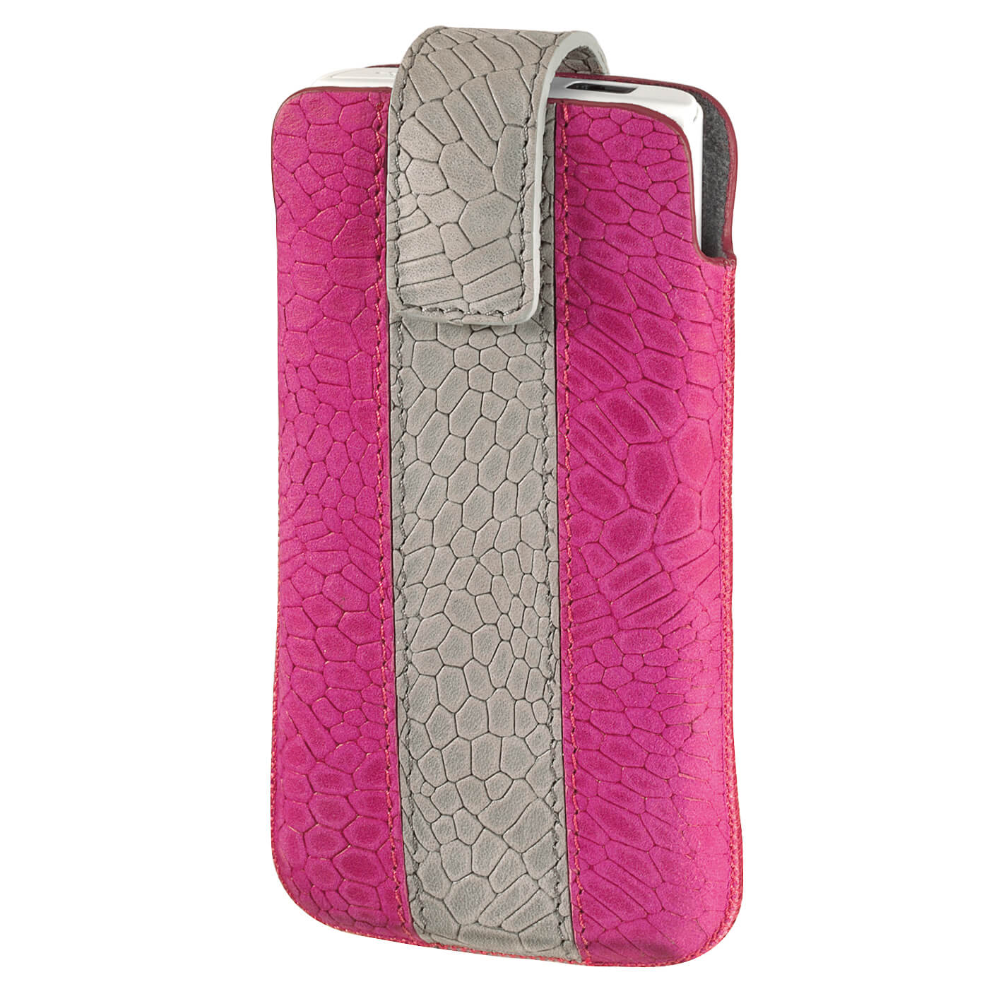 HAMA Mobilväska Chic Rosa Grå Medium