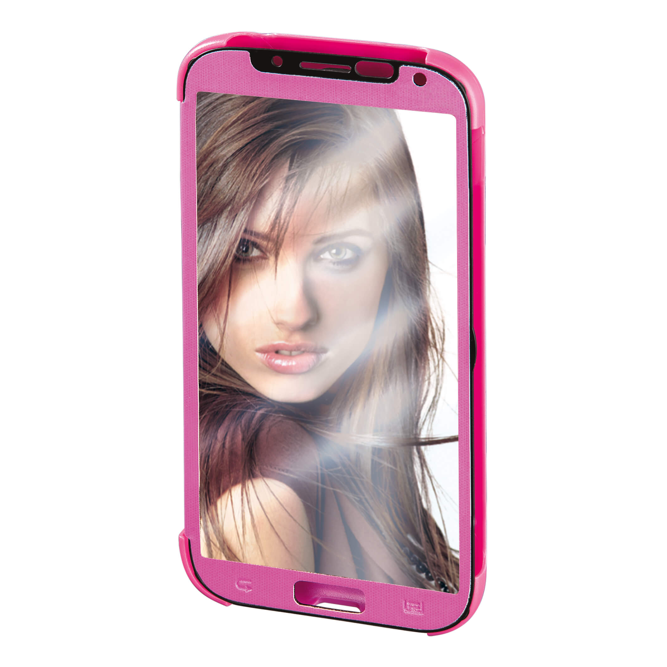 HAMA Samsung Galaxy S5 Booklet Mirror med Touchvindue Rosa