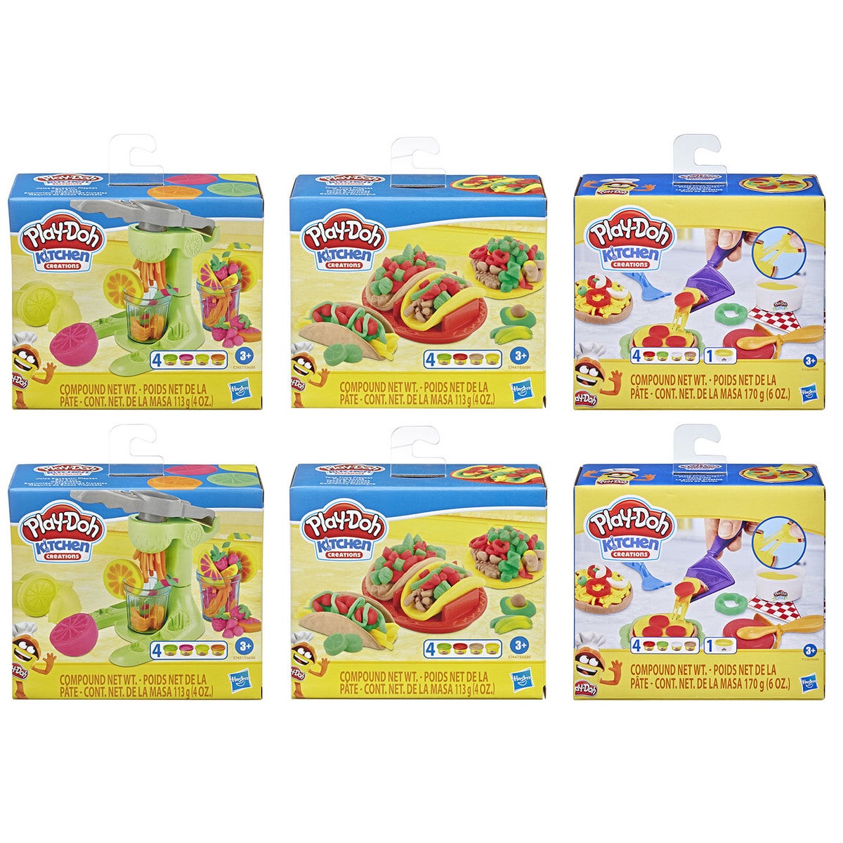 PLAY-DOH Kitchen Creations Playset Foodie Favorites -Asst