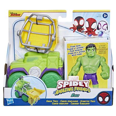 Spidey And His Amazing Friends Vehicle & Figure Hulk Kuorma-Auto Tarvike