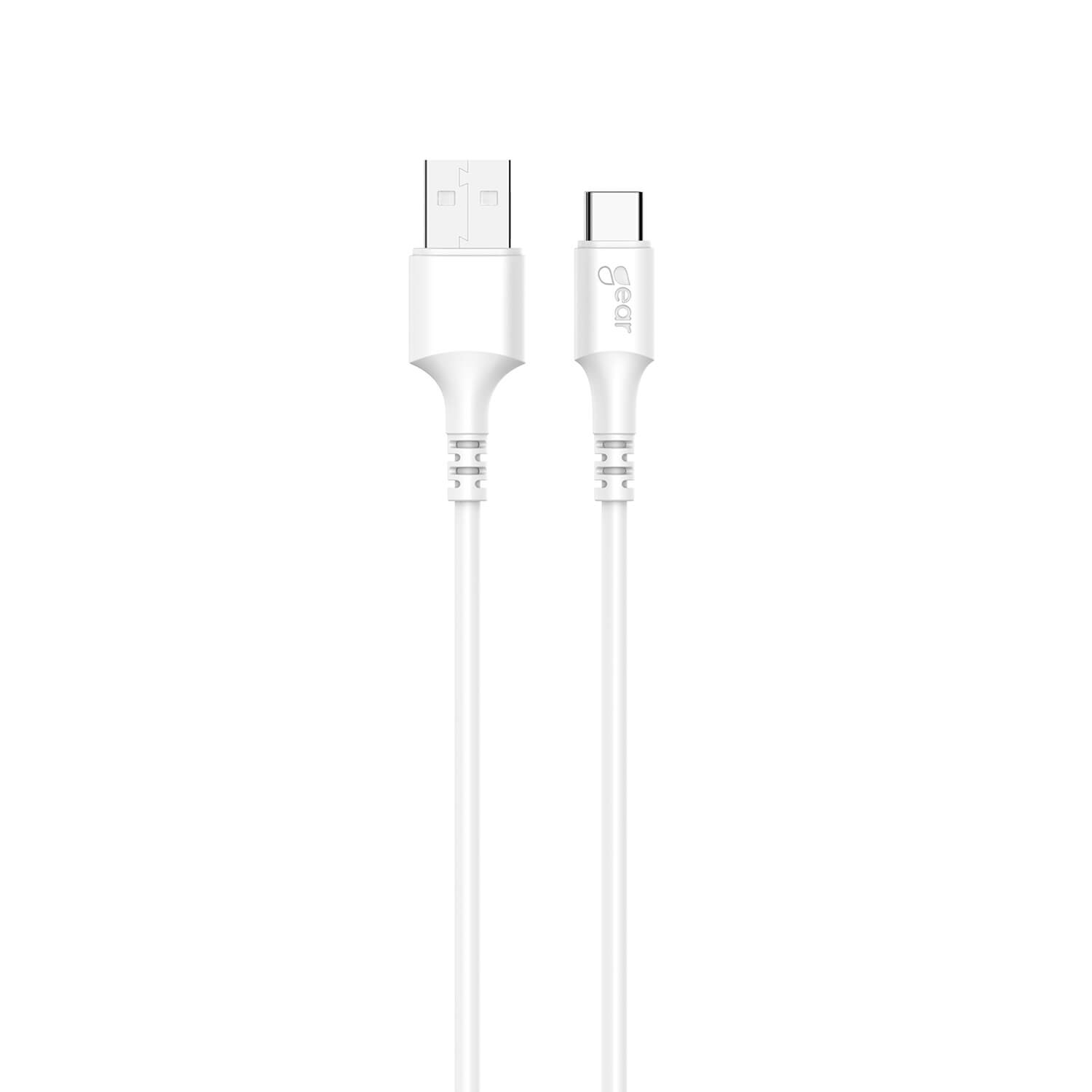 Charging Cable USB-A to USB-C 2.0 3m White Round 