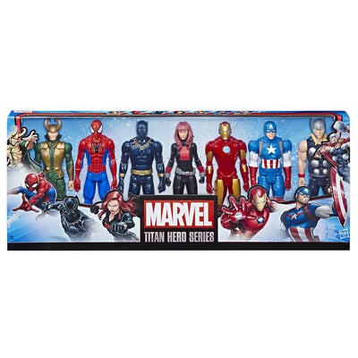 MARVEL Avengers 12in Figure Titan Hero Collection 7-pk