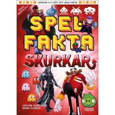Lätt att Läsa Fakta: Spelfakta - Skurkar (Bok 2)