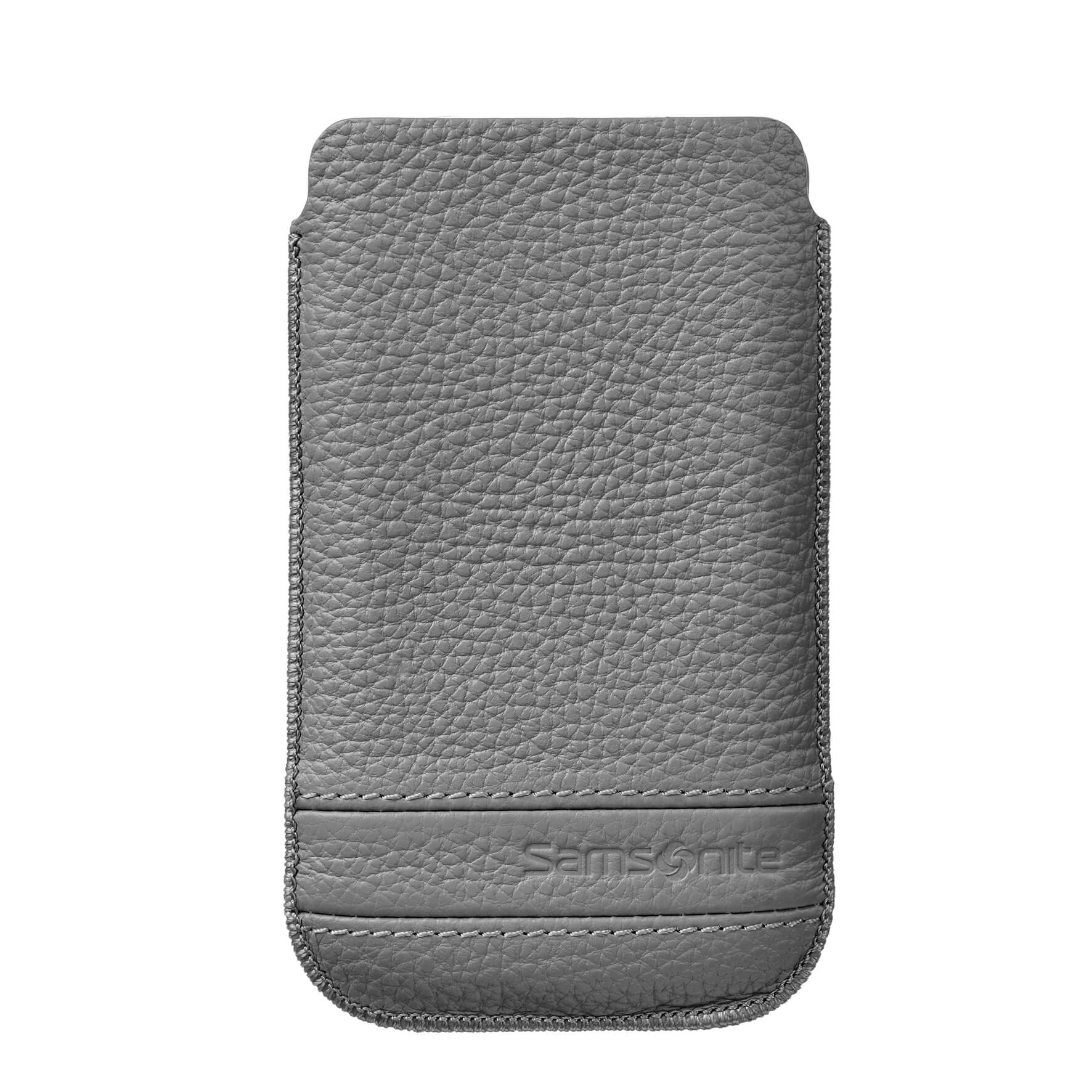 SAMSONITE Mobile Bag Classic Leather Medium Grey