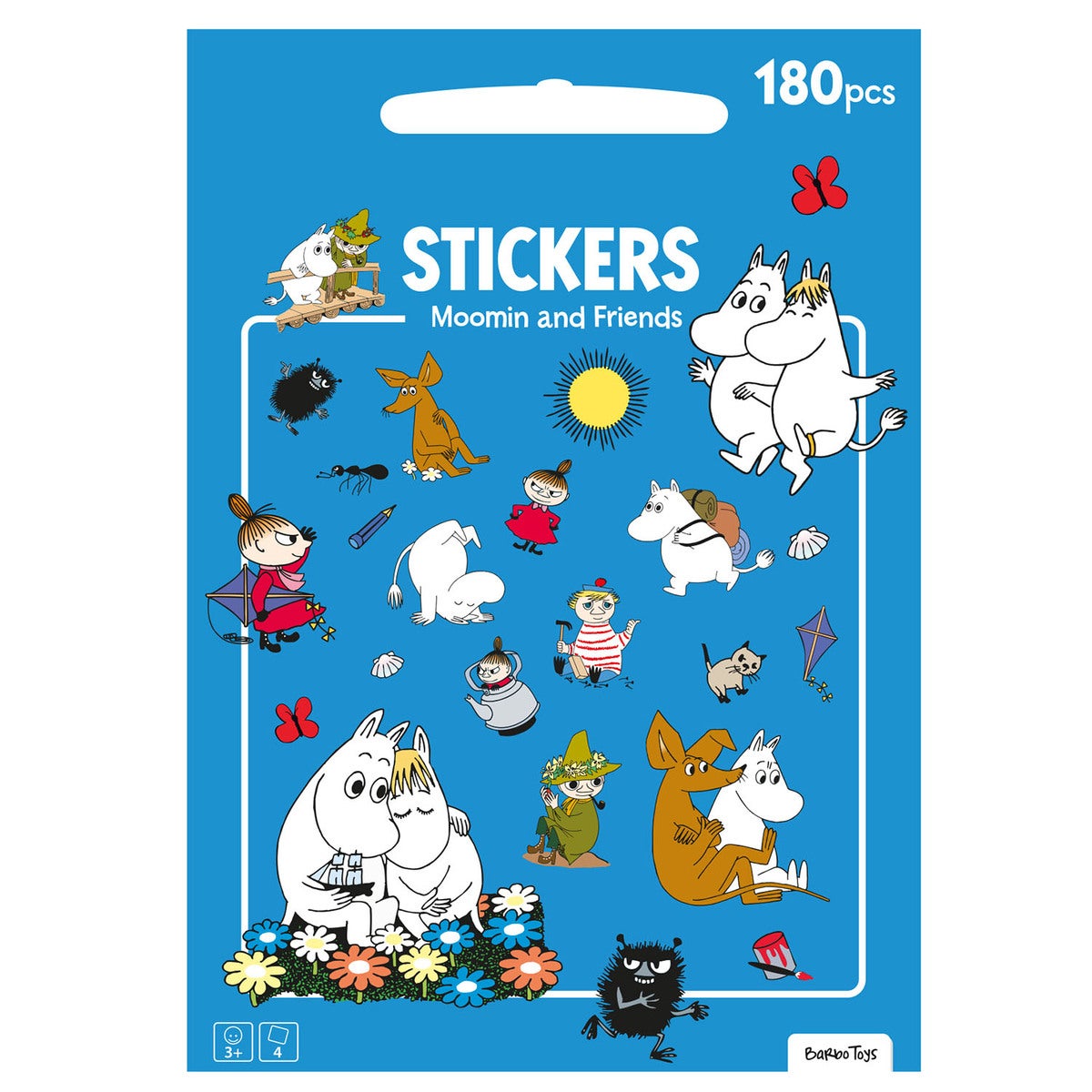 Klistermärken Moomin & Friends (180 Stickers)