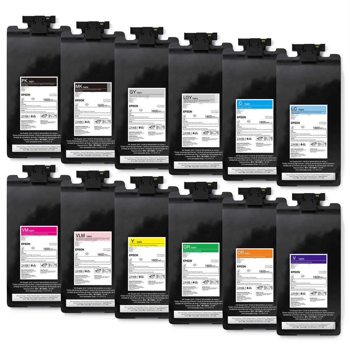EPSON ink P-Series 64" T56F900 Light Gray IIPS Ink 1600ml