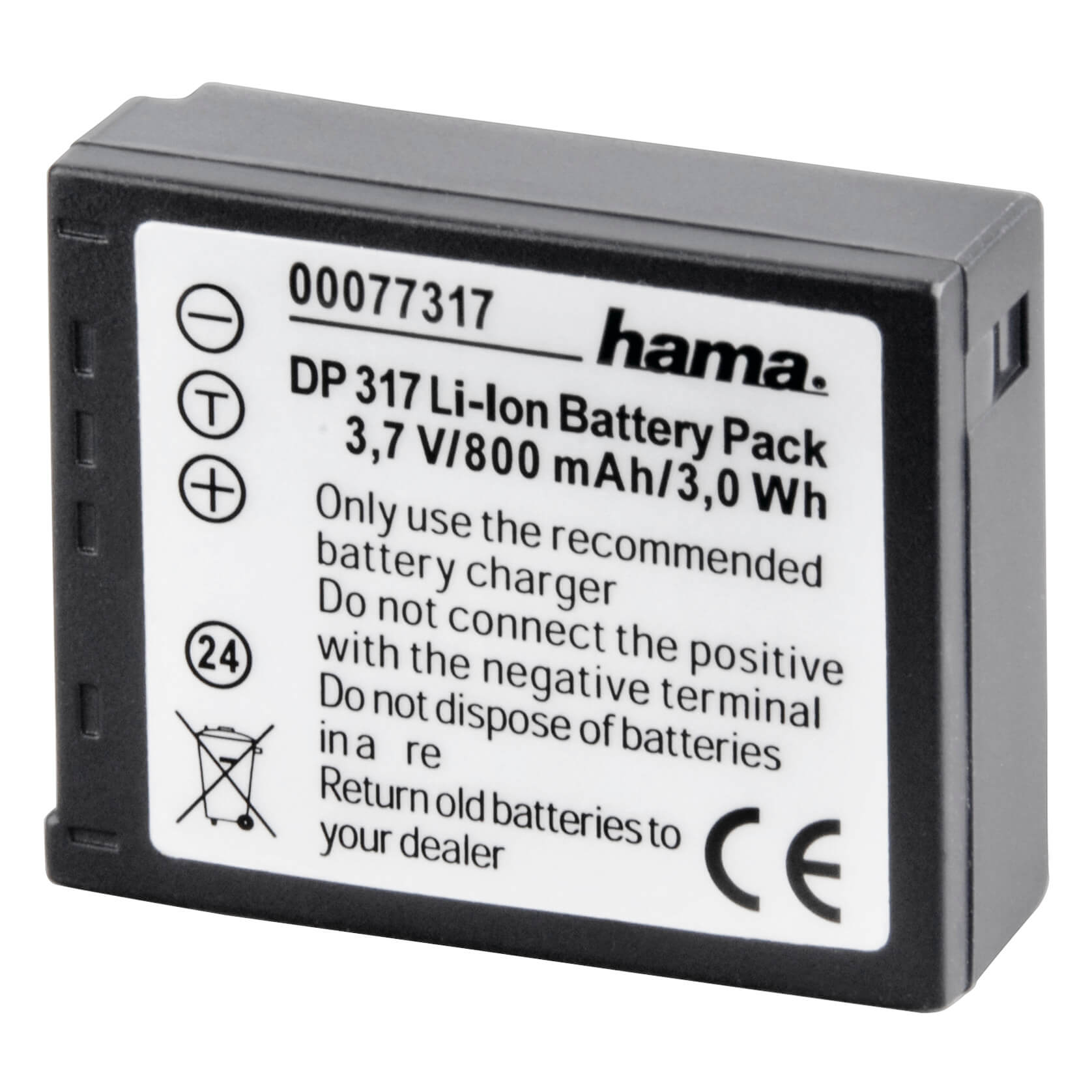 DP 317 Li-Ion Battery for Pan asonic CGA-S007E