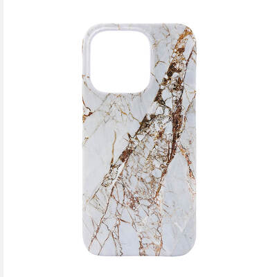 Phone Case MagSeries White Rhino Marble - iPhone 15 Pro