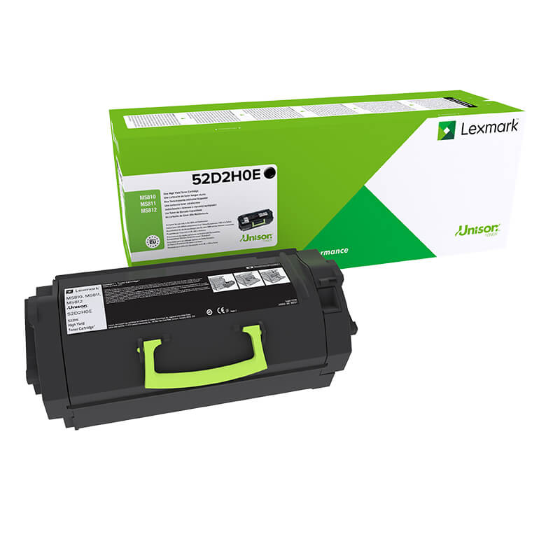 Toner 52D2H0E Black, Corporate Return