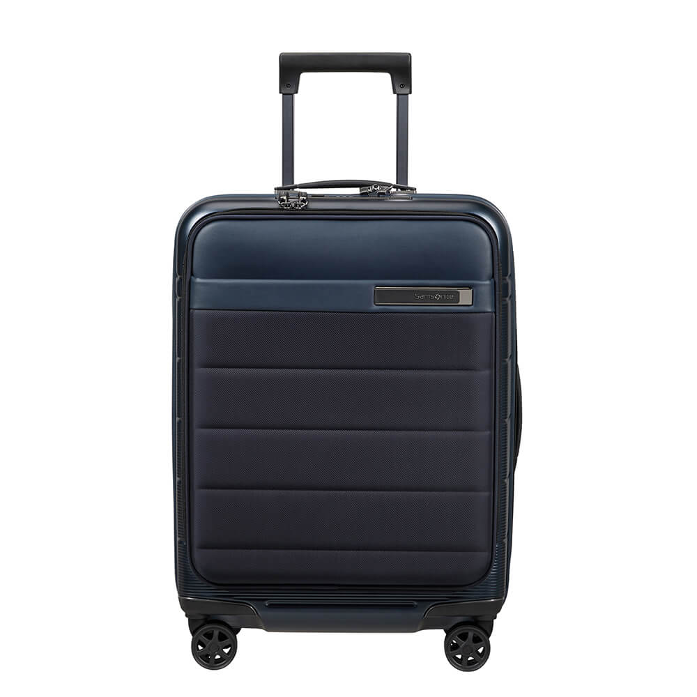 Suitcase Neopod Spinner 55cm Expand Front Pocket Blue