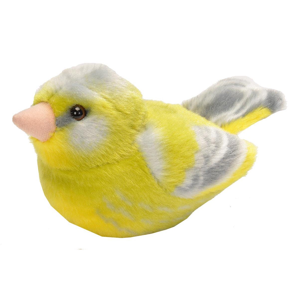 Plush Toy Bird With Sound 18 cm Greenfinch