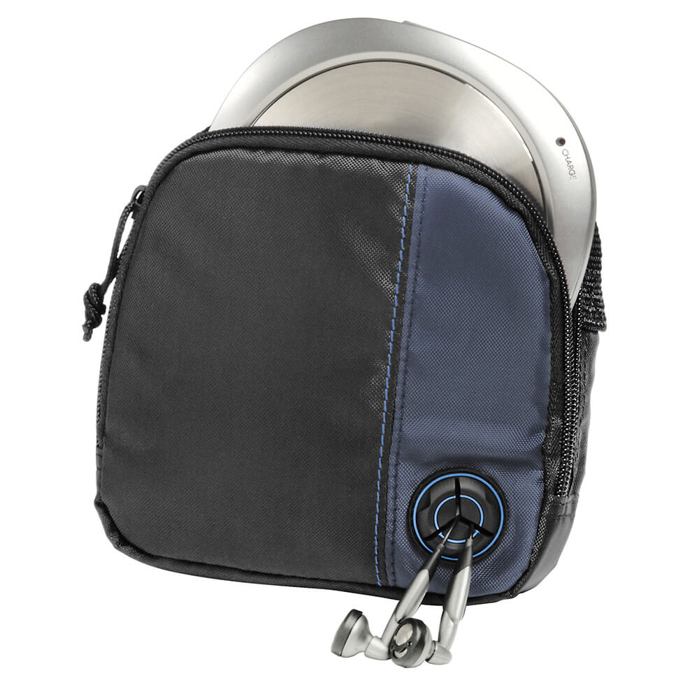 CD-player Bag incl. 3x CDs Black/Blue