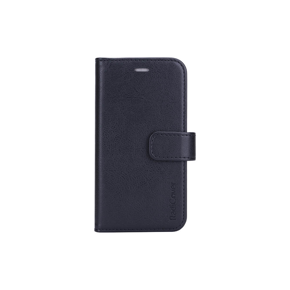 Lompakko iPhone 12 Mini Säteilysuojattu Flipcover RFID Musta