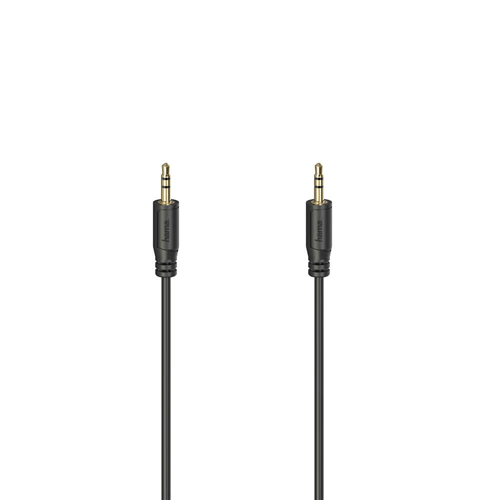 Cable Audio Flexi-Slim 3.5mm-3.5mm Gold Black 0.75m