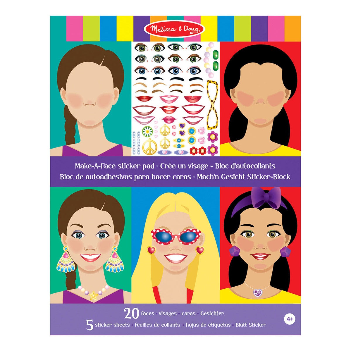 MND Make-a-Face Sticker Pad 