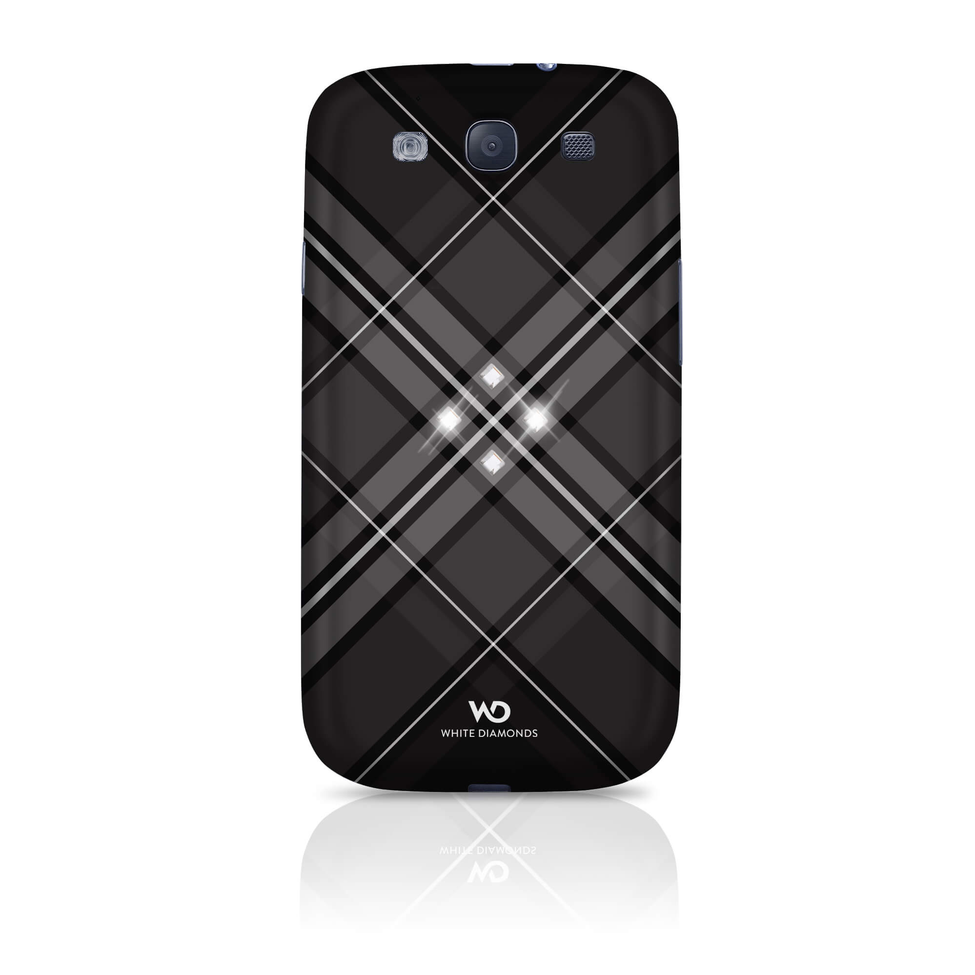 Grid Mobile Phone Cover for S amsung Galaxy S III, black