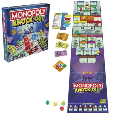 Lautapeli Monopoly Knockout (FI)