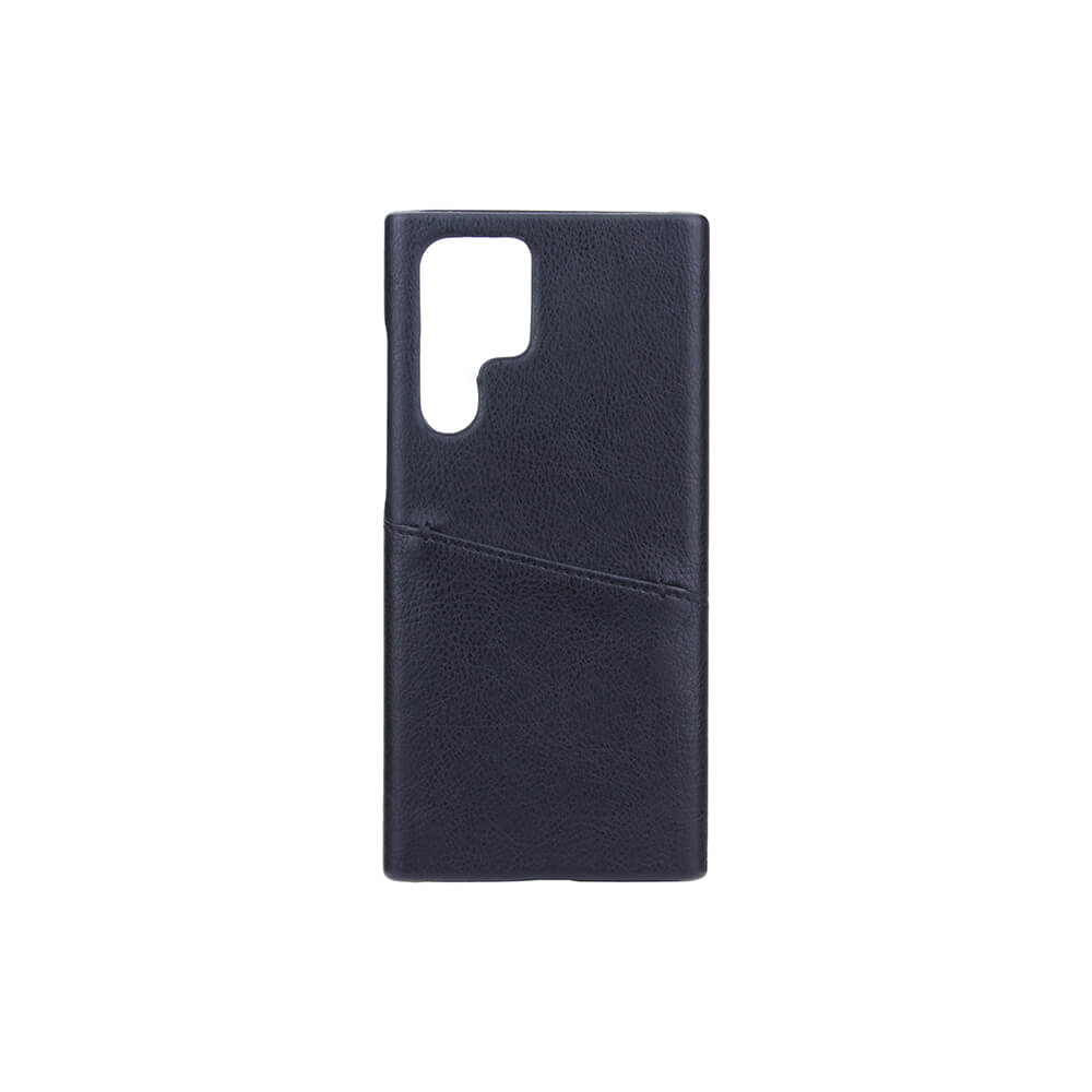 Mobilecover Black with Cardpocket Samsung S22 Ultra