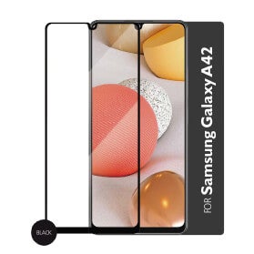 GEAR Karkaistu Lasi 2,5D Full Cover Musta Samsung A42 