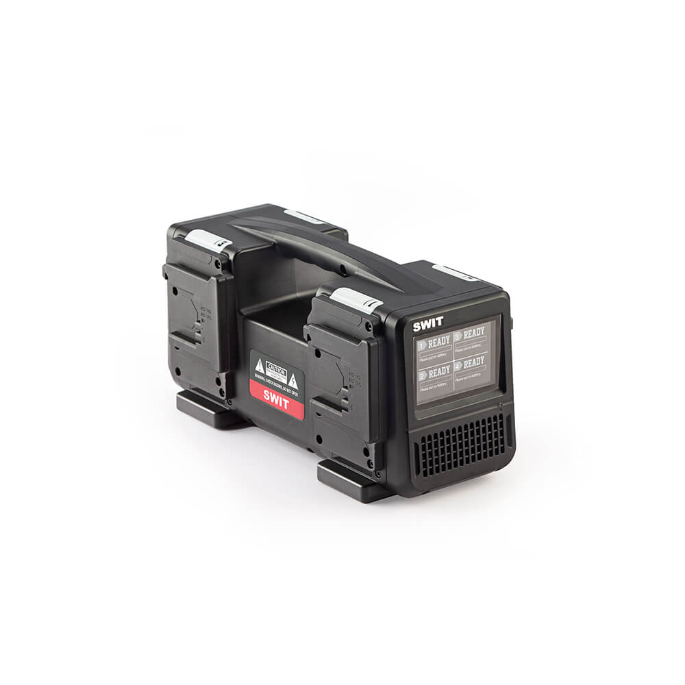 PC-P461B 4x100W Supersnabb B-Mount laddare