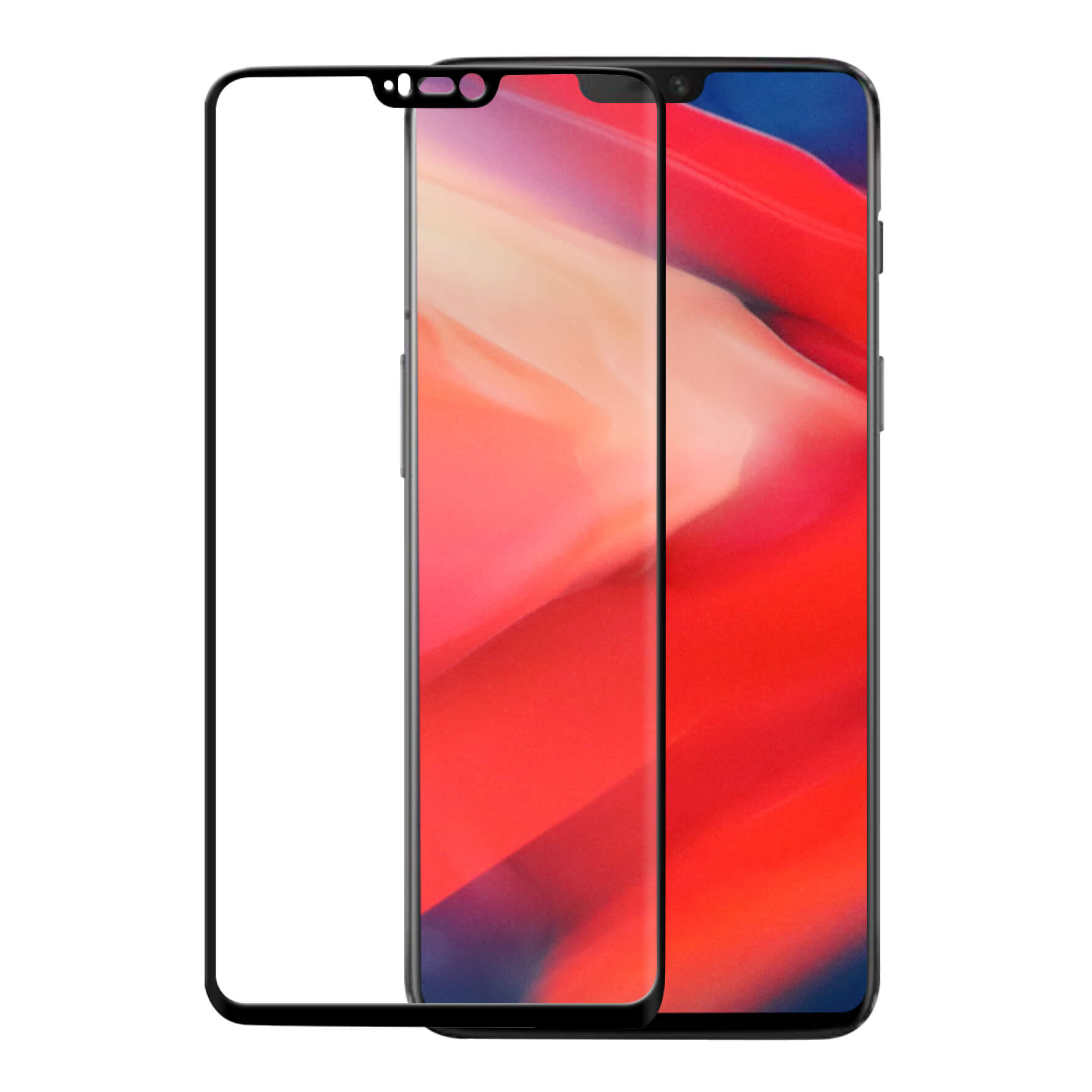 Glass Prot. 3D OnePlus 6 Edge to Edge Black