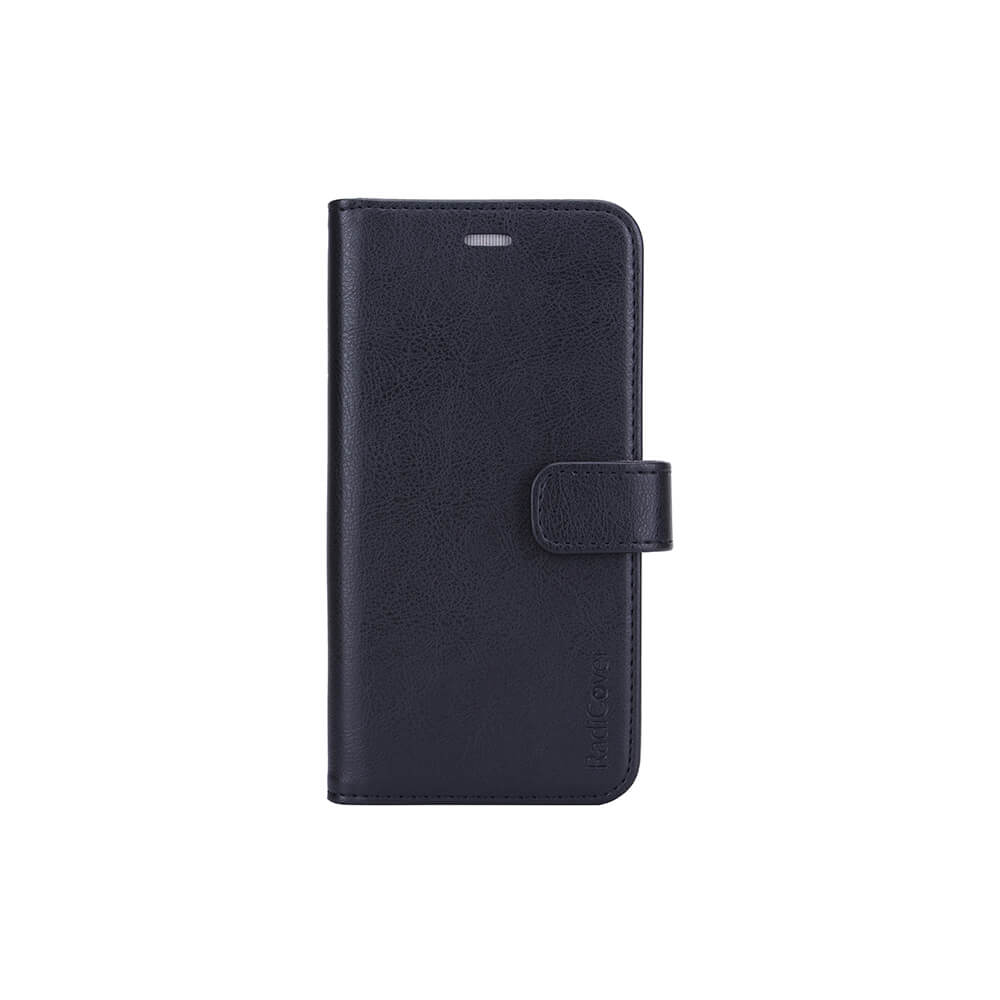 Lompakko iPhone 12 / 12 Pro Säteilysuojattu Flipcover RFID Musta