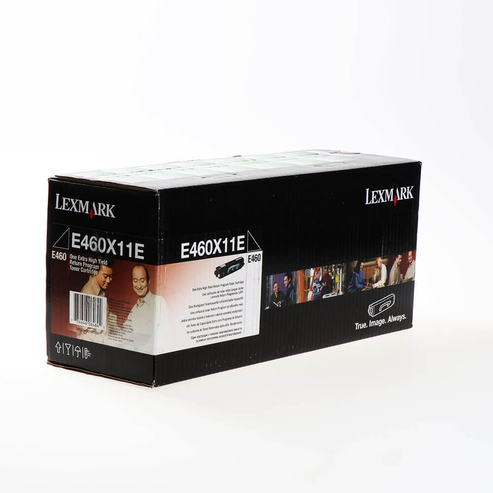 Toner E460X11E Musta Erittäin Suuri Kapasiteetti, Return