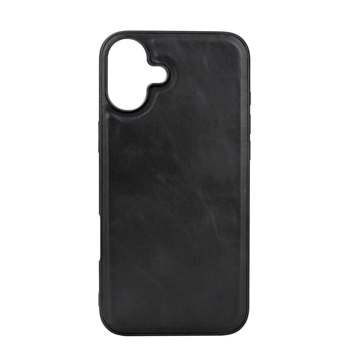 Phone Case Leather Magseries Black - iPhone 16 Plus