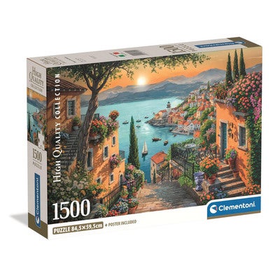Puslespill 1500 Pcs CB High Quality Collection Steps To The Harbour