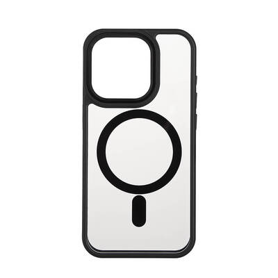 Mobilskal Bumper MagSeries Black & Clear - iPhone 15 Pro