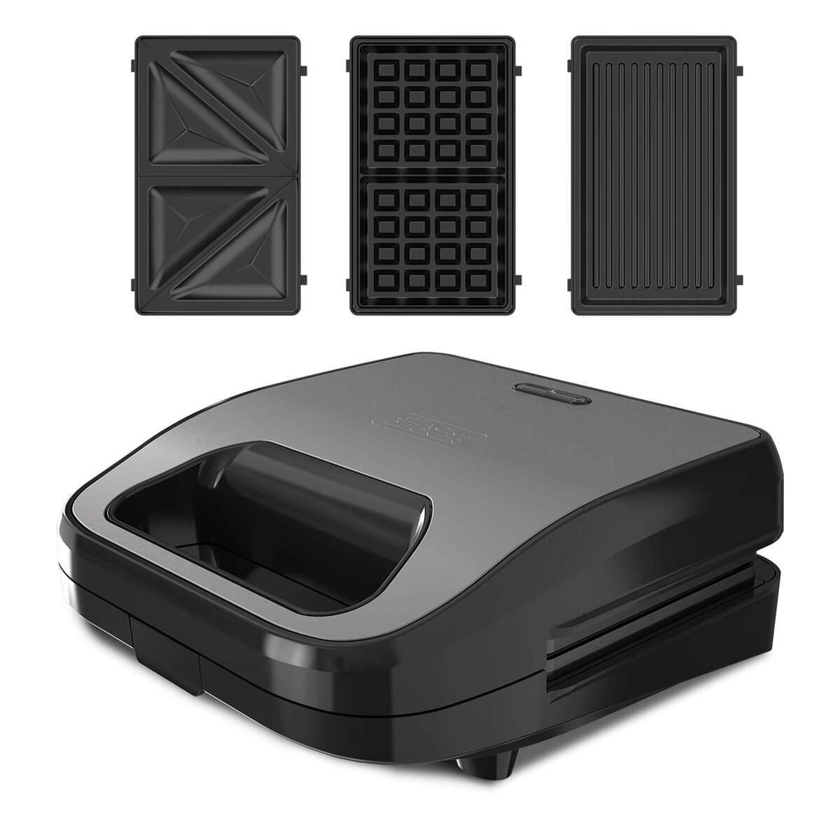 BLACK+DECKER Sandwich Maker Grill Sandwich Waffle 