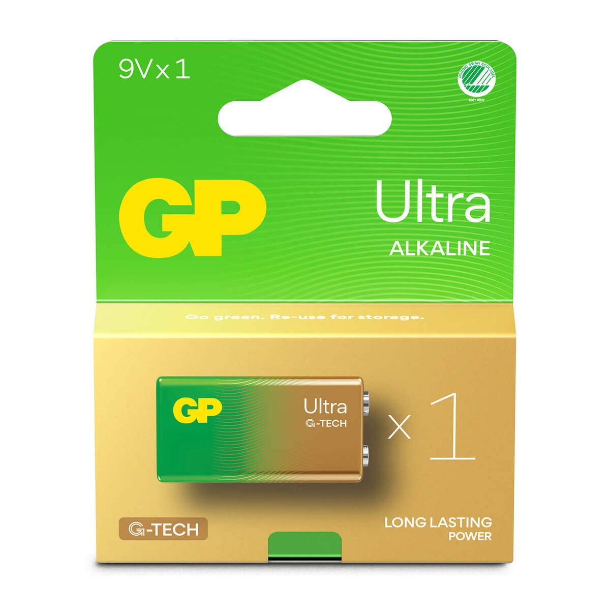 Batteri Ultra Alkaline 9V 1-Pack