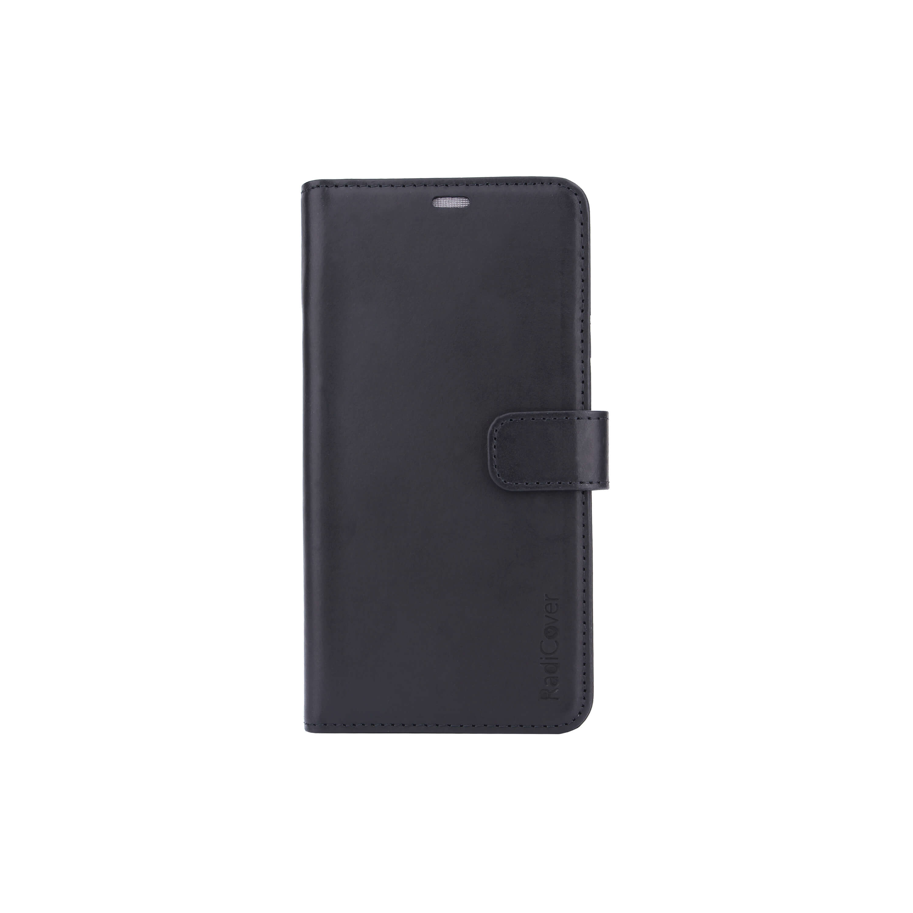 Radiationprotected Mobilewallet Leather iPhone Xs Max 2in1 Magnetcover Black