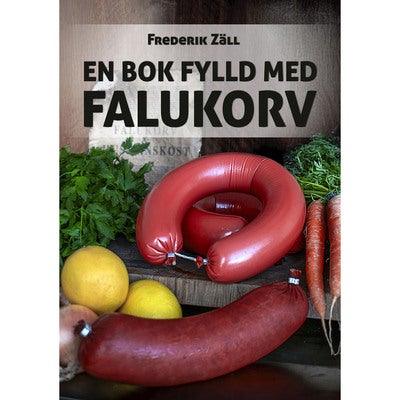 En bok fylld med falukorv