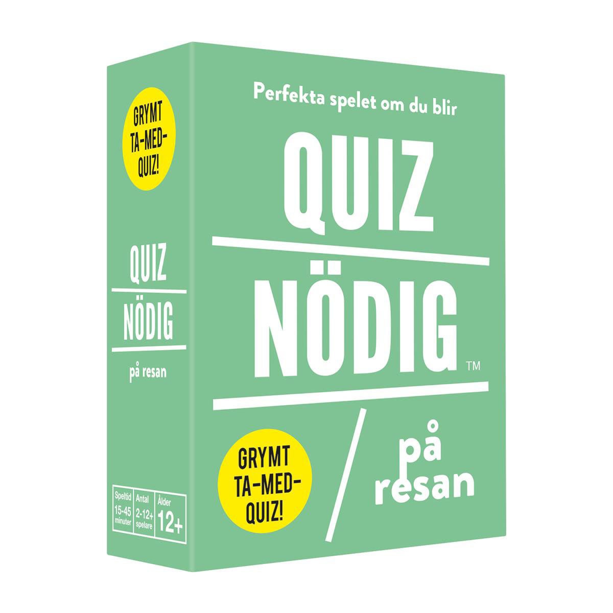 Matkapeli QuizNödig - På Resan (SE)