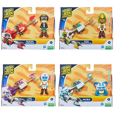 Young Jedi 4in Vehicle And Figure -Asst