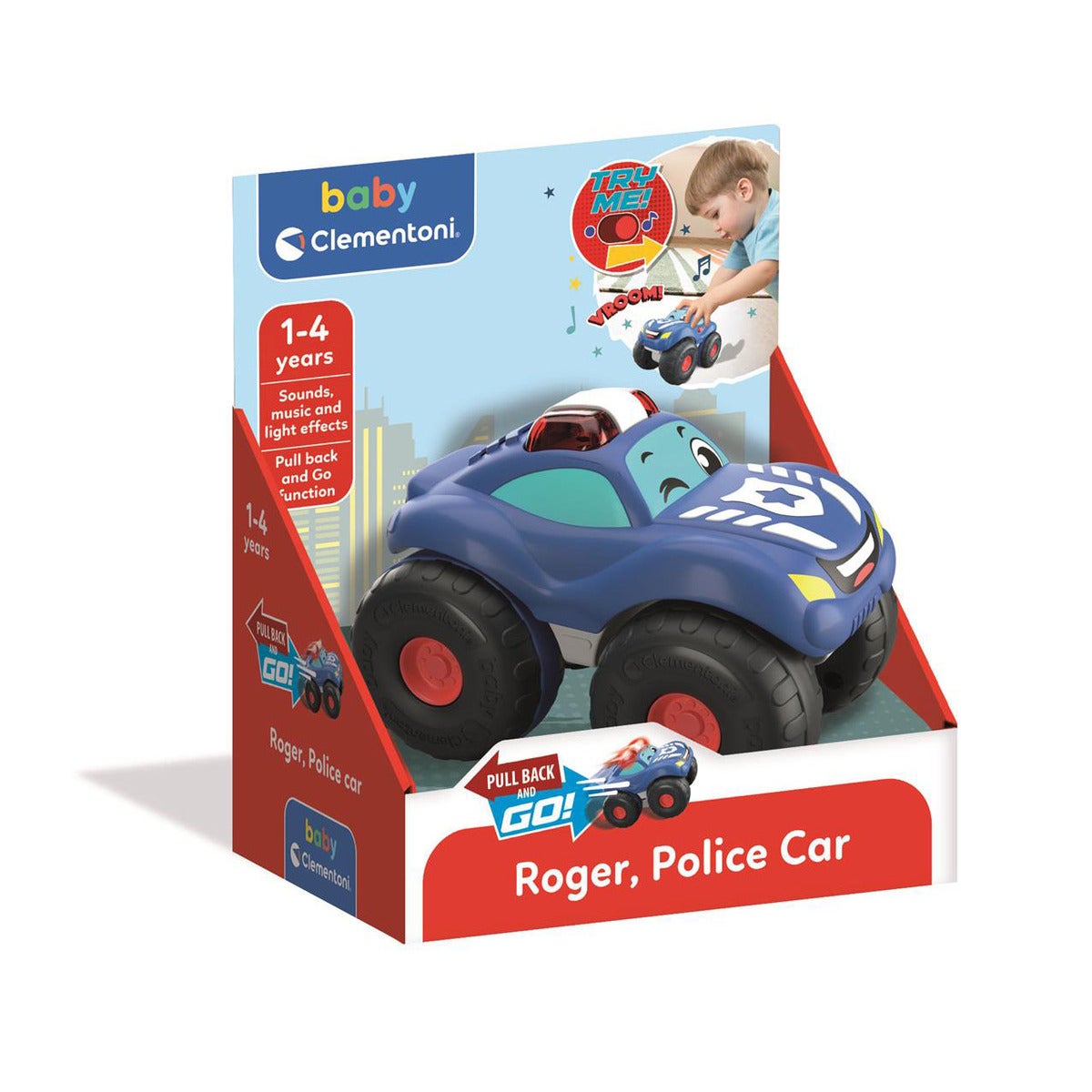 Stunt Wheels Pullback Car Police