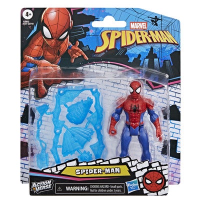 MARVEL Spider-Man 4,5in Figure ActionVerse Spider-Man Classic