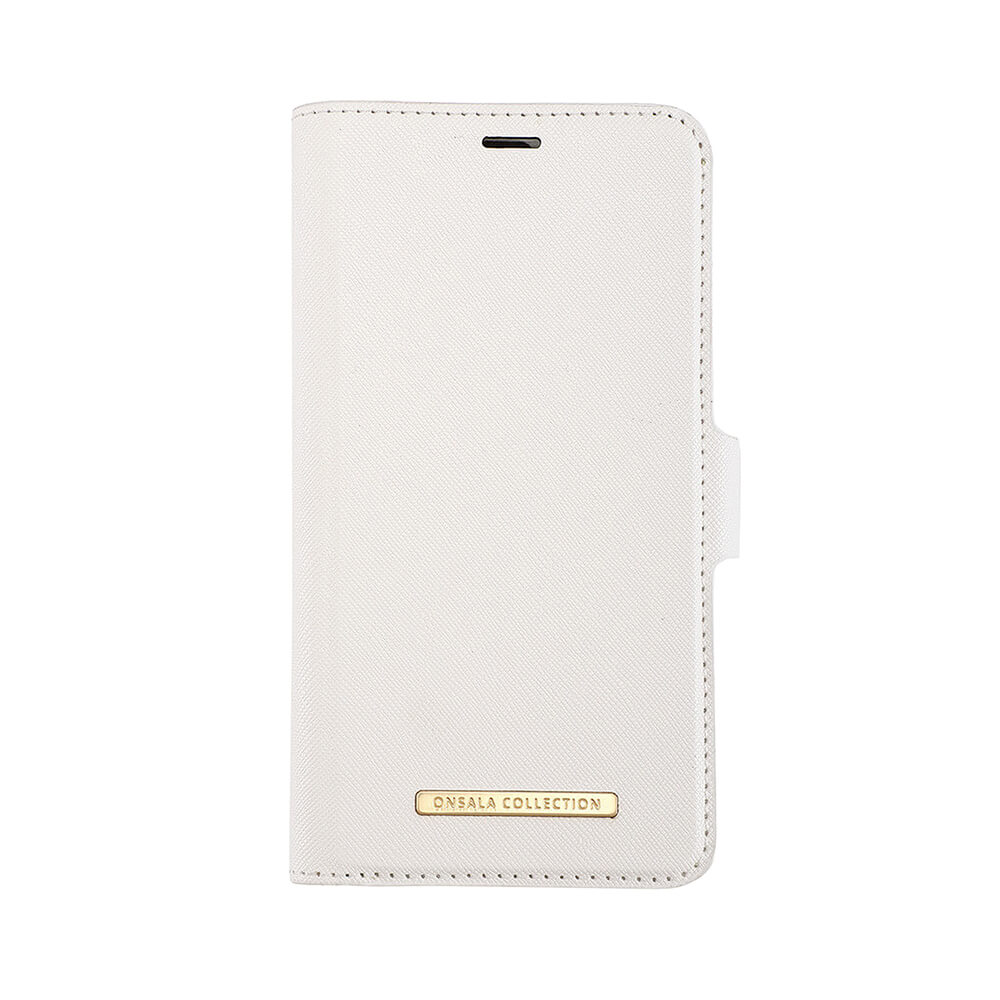 Wallet Case Saffiano White - iPhone 12  / 12 Pro 