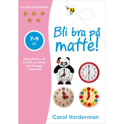 Bli bra på matte! 7-9 år (ljusrosa)