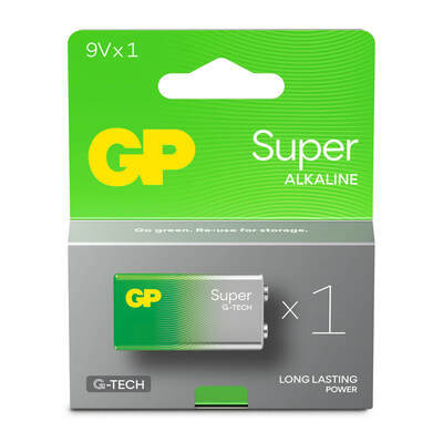 Battery Super Alkaline 9V 1-Pack