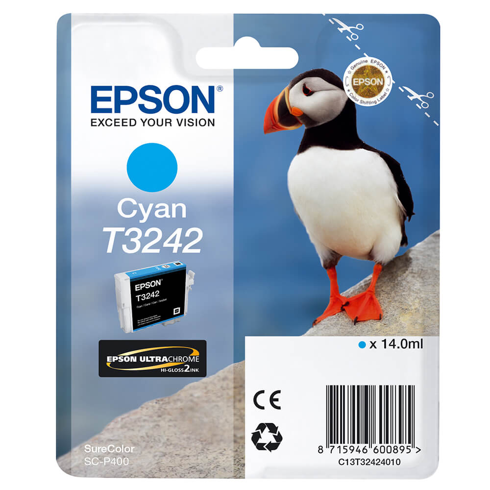 EPSON Ink UltraChrome T32424010 Cyan 14 ml