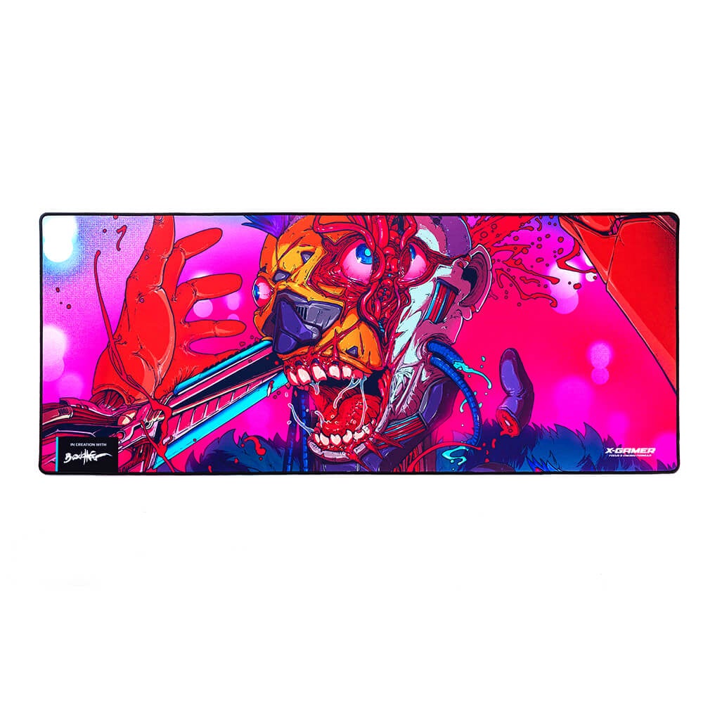 Mousepad Cyber Bot 1100x450