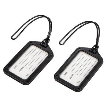 Luggage Tag 2-pack Black