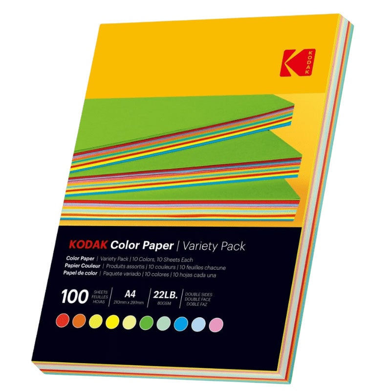 Paperi 21x29,7cm Color 80g/m² 100 Arkkia