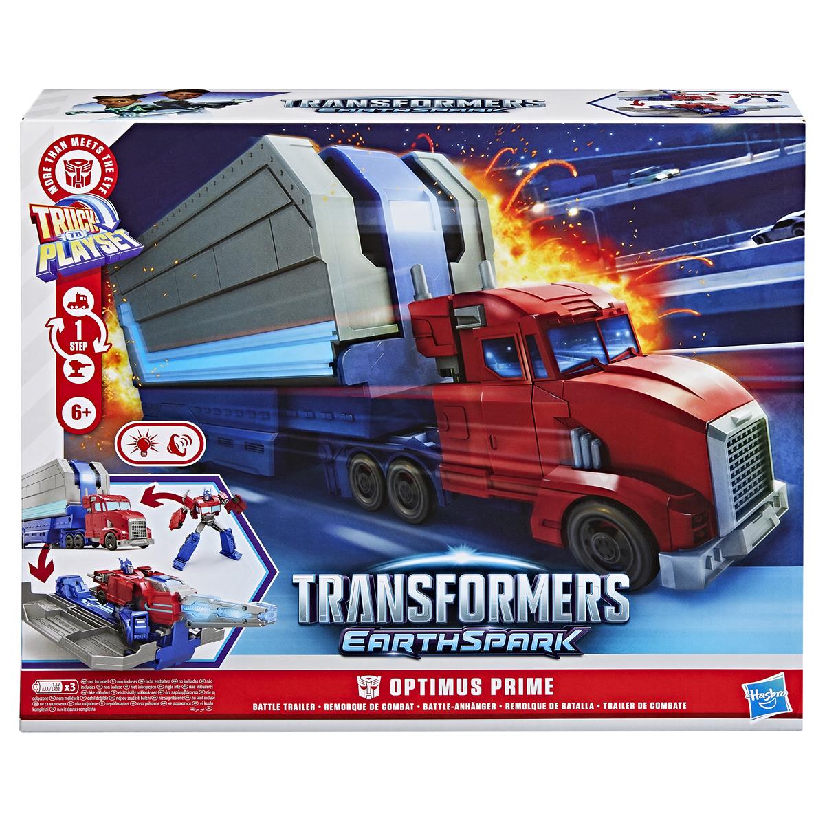 Earthspark Optimus Prime Battle Trailer