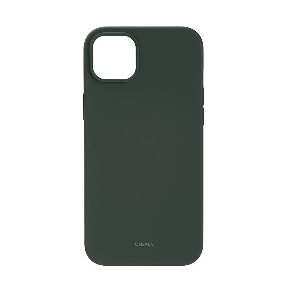 Phone Case Silicone Olive Green - iPhone 14 Plus 