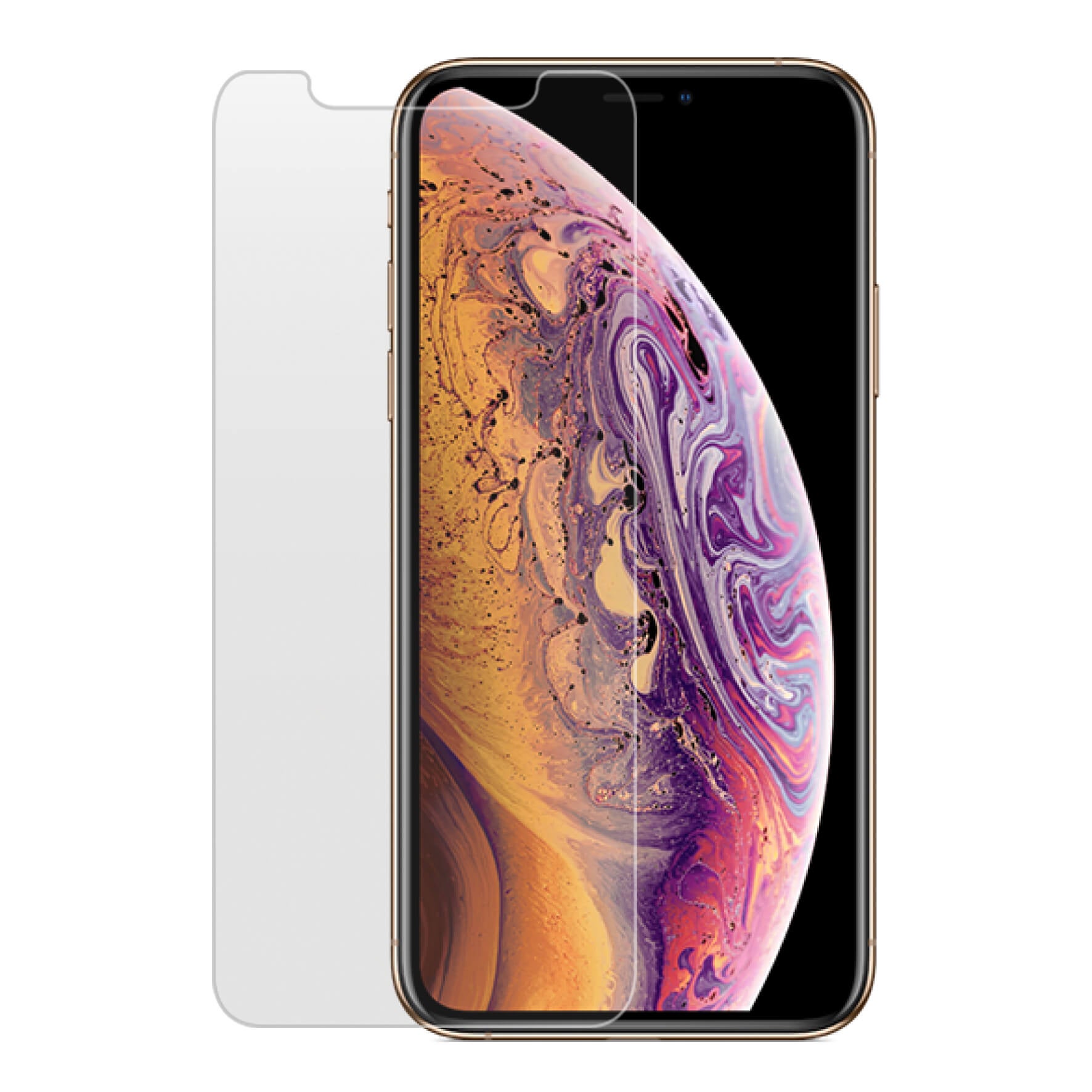 GEAR Herdet Glass 2,5D 50-pk i bulk iPhoneXs Max/11 Pro Max